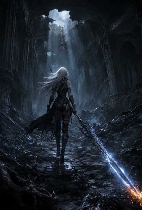 The Lonely Shadow in the Depths of the Ruins: The Dawn-Breaking Journey of the Greatsword