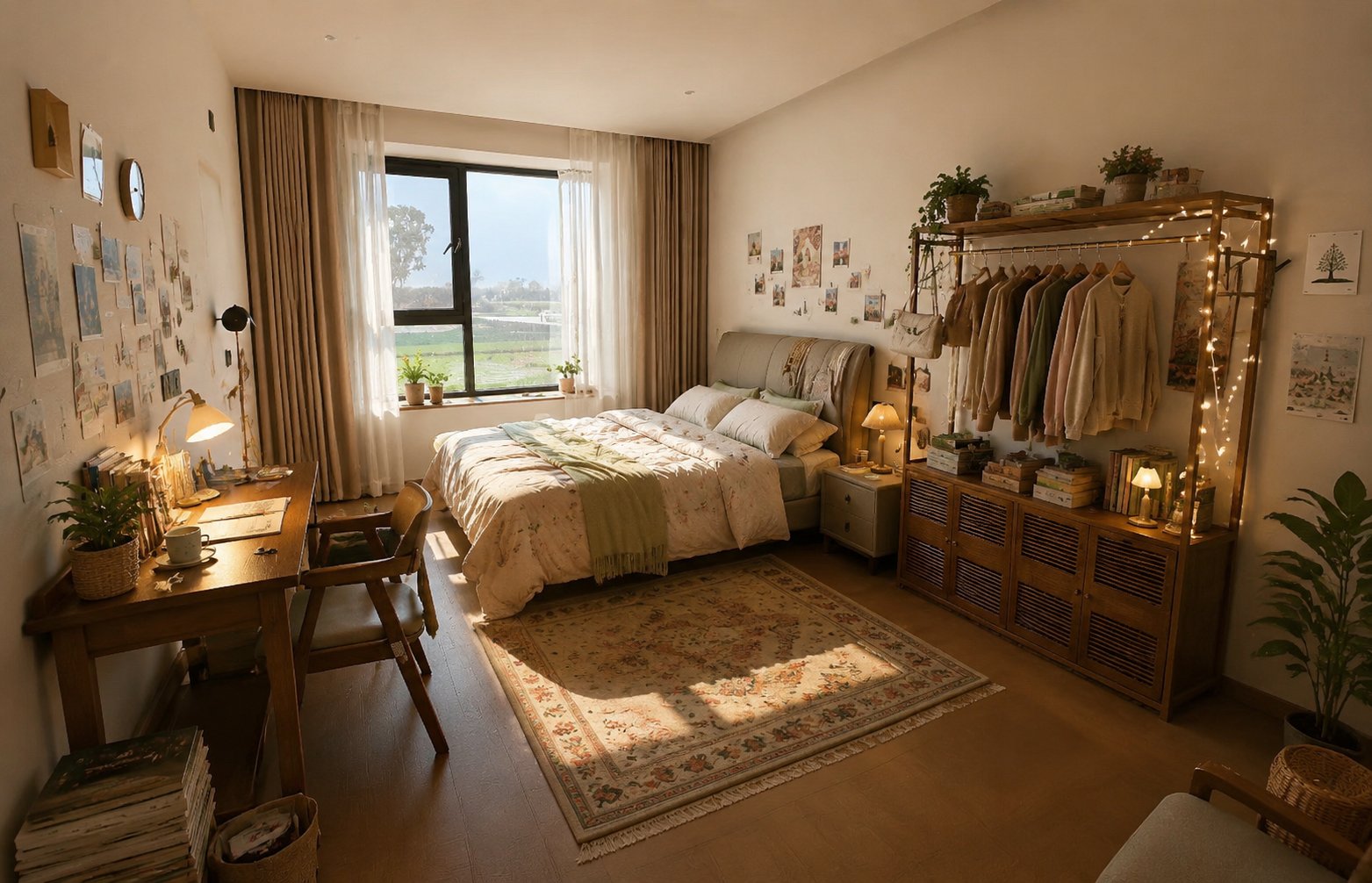 Lazy Afternoon Time: Korean Healing Girl's Bedroom