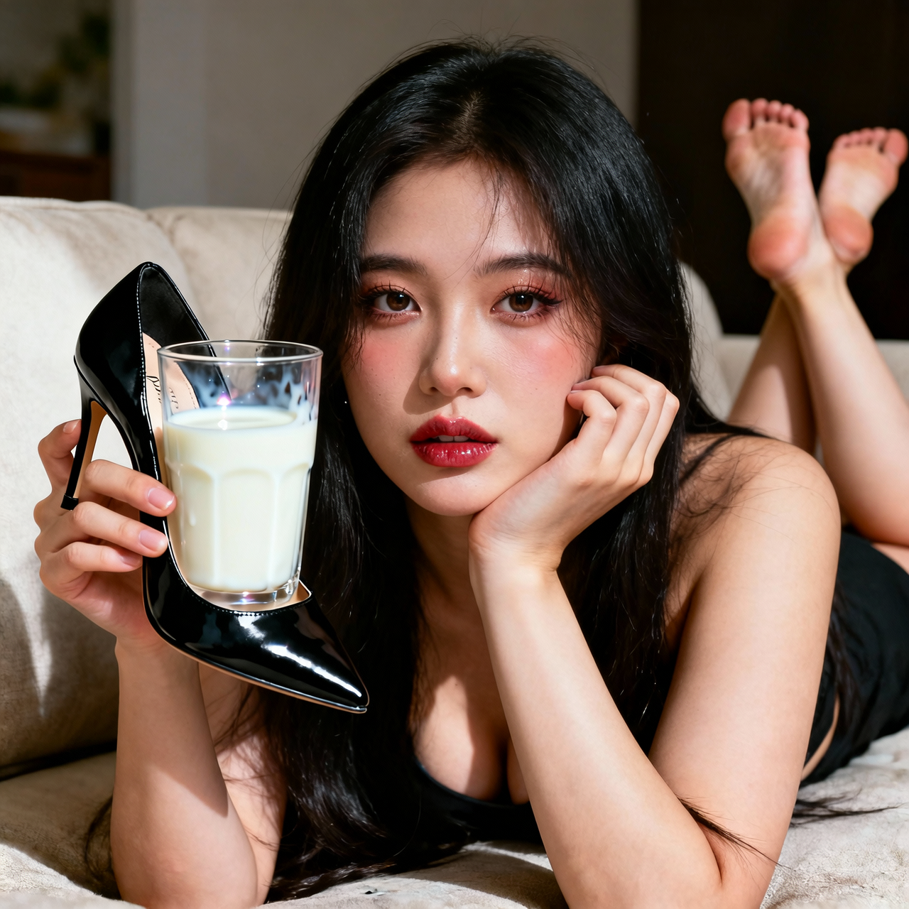 接牛奶
